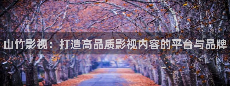 红叶影城影讯：山竹影视：打造高品质影视内容的平台与品牌